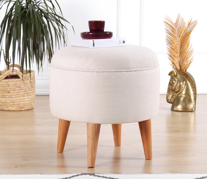 Atelier Del Sofa Puf Bohemio Cream